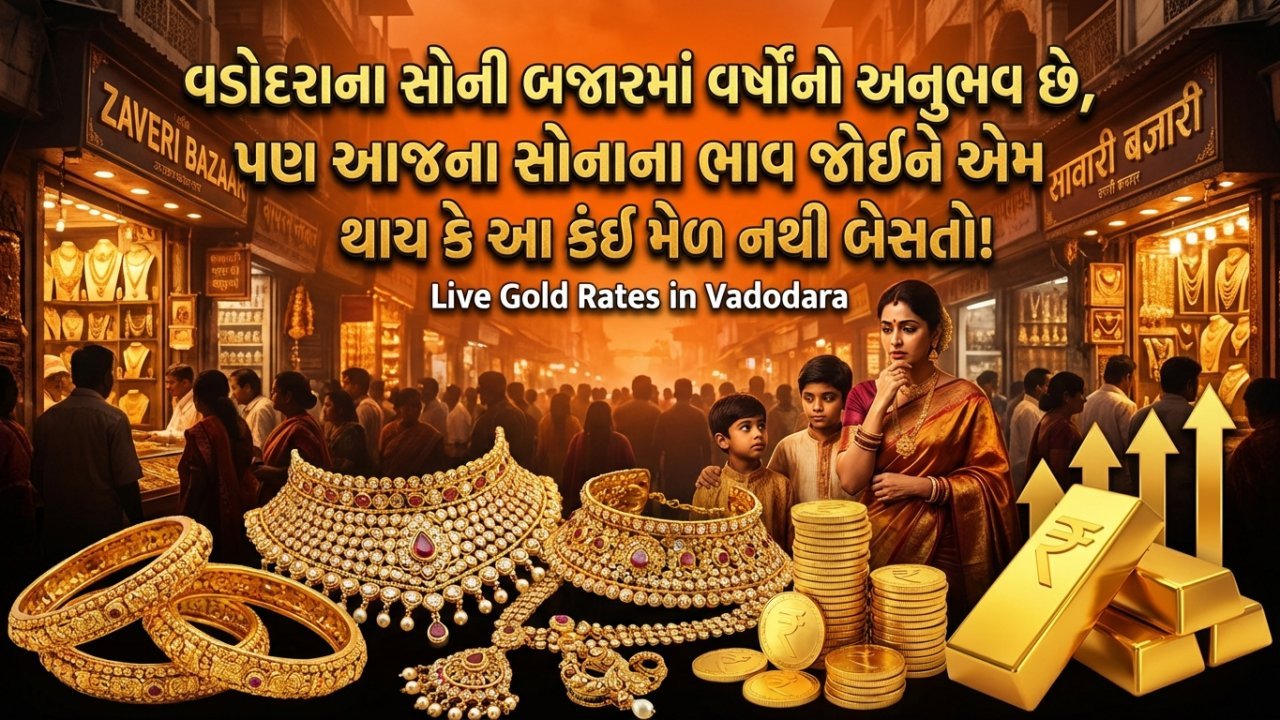 વડોદરાના સોની બજારમાં વર્ષોનો અનુભવ છે, પણ આજના સોનાના ભાવ જોઈને એમ થાય કે આ કંઈ મેળ નથી બેસતો!