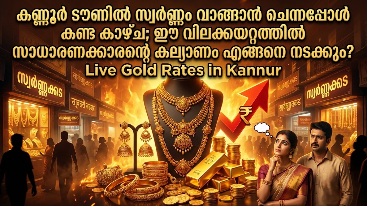 കണ്ണൂർ ടൗണിൽ സ്വർണ്ണം വാങ്ങാൻ ചെന്നപ്പോൾ കണ്ട കാഴ്ച; ഈ വിലക്കയറ്റത്തിൽ സാധാരണക്കാരന്റെ കല്യാണം എങ്ങനെ നടക്കും?