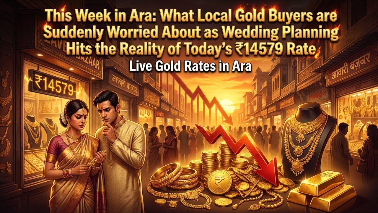 This Week in Ara: What Local Gold Buyers are Suddenly Worried About as Wedding Planning Hits the Reality of Today’s ₹14579 Rate
