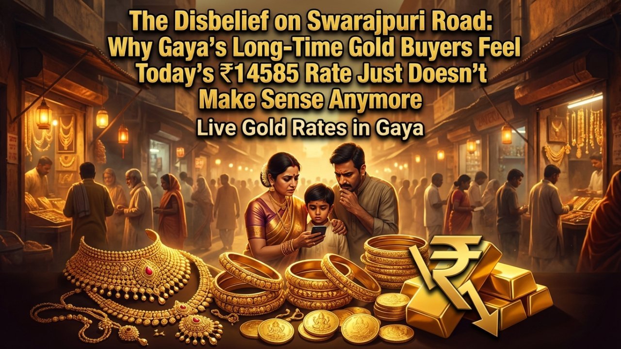 The Disbelief on Swarajpuri Road: Why Gaya’s Long-Time Gold Buyers Feel Today’s ₹14585 Rate Just Doesn’t Make Sense Anymore