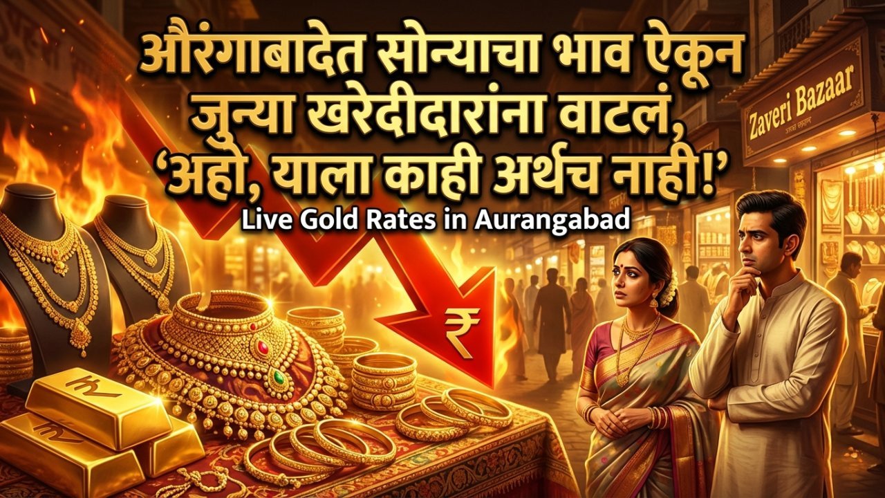 औरंगाबादेत सोन्याचा भाव ऐकून जुन्या खरेदीदारांना वाटलं, 'अहो, याला काही अर्थच नाही!'