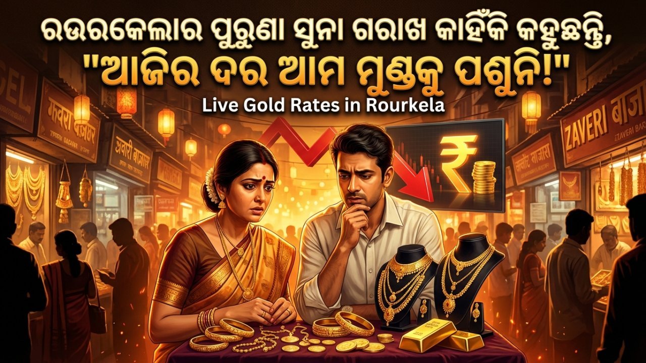 ରଉରକେଲାର ପୁରୁଣା ସୁନା ଗରାଖ କାହିଁକି କହୁଛନ୍ତି, 'ଆଜିର ଦର ଆମ ମୁଣ୍ଡକୁ ପଶୁନି!'