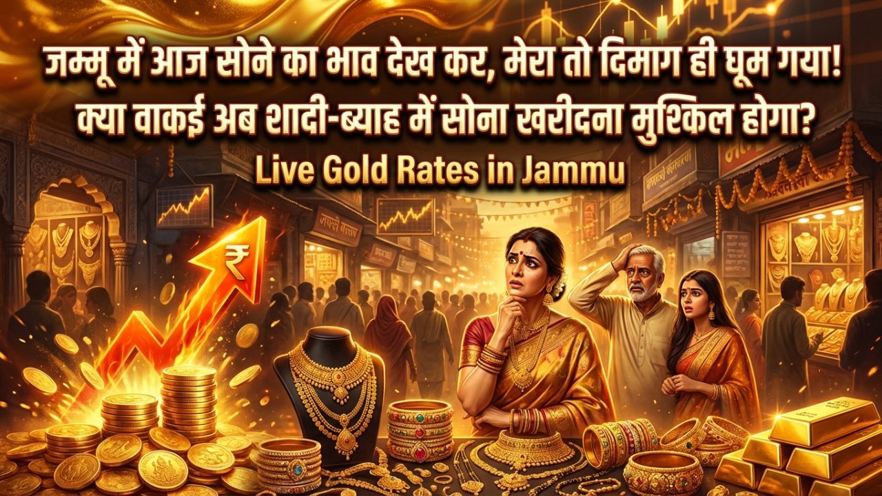 जम्मू में आज सोने का भाव देख कर, मेरा तो दिमाग ही घूम गया! क्या वाकई अब शादी-ब्याह में सोना खरीदना मुश्किल होगा?