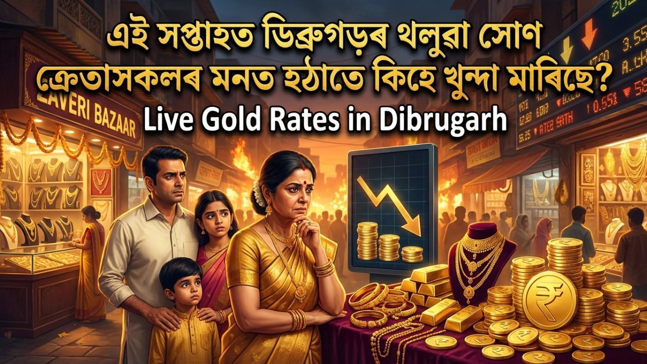 এই সপ্তাহত ডিব্ৰুগড়ৰ থলুৱা সোণ ক্ৰেতাসকলৰ মনত হঠাতে কিহে খুন্দা মাৰিছে?