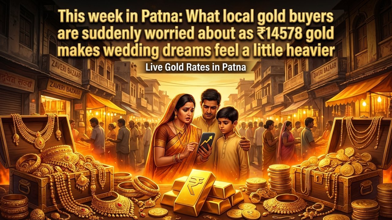 This week in Patna: What local gold buyers are suddenly worried about as ₹14578 gold makes wedding dreams feel a little heavier