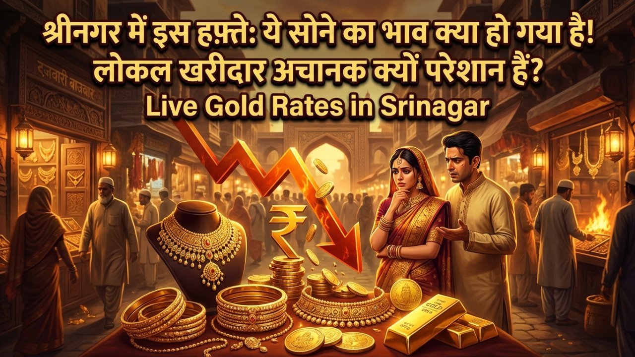 श्रीनगर में इस हफ़्ते: ये सोने का भाव क्या हो गया है! लोकल खरीदार अचानक क्यों परेशान हैं?