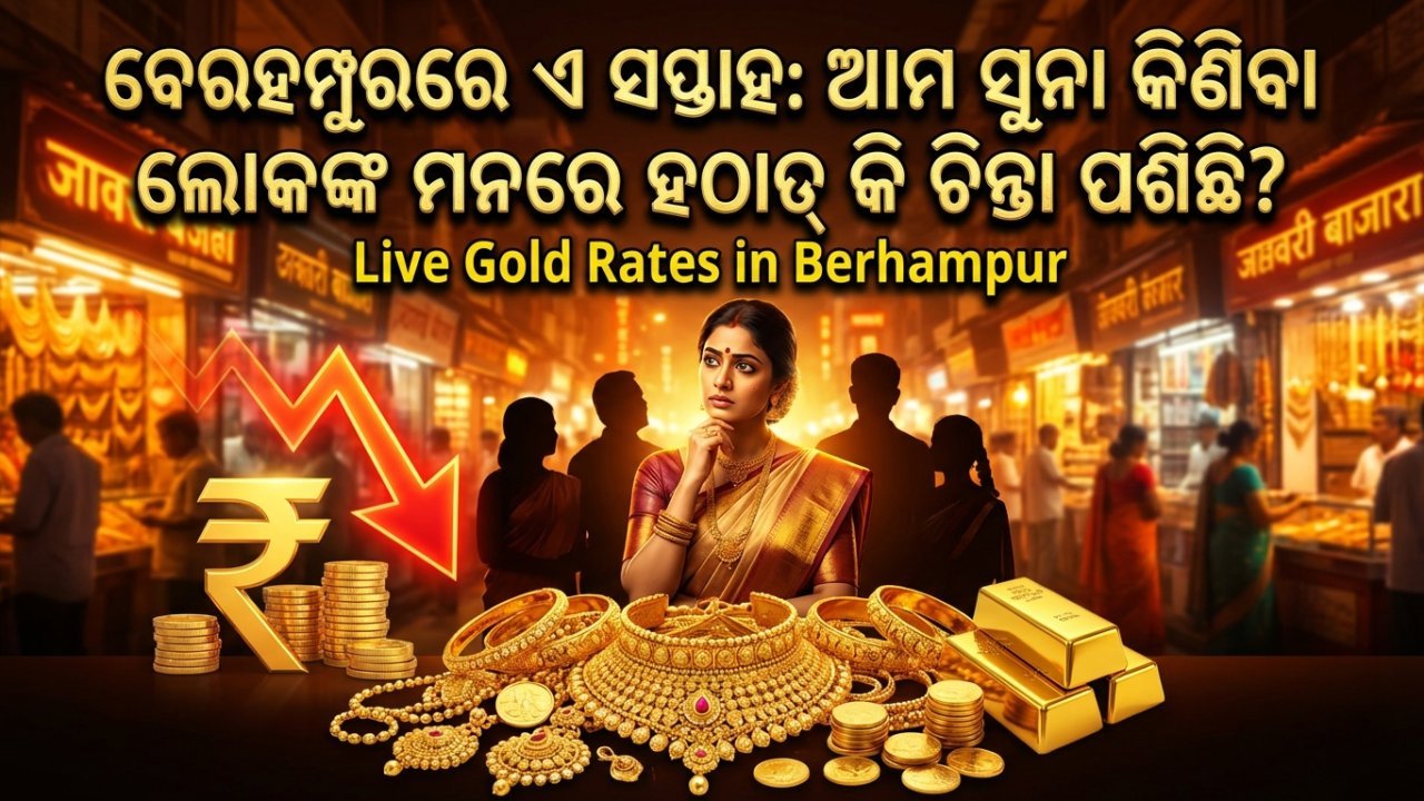 ବେରହମ୍ପୁରରେ ଏ ସପ୍ତାହ: ଆମ ସୁନା କିଣିବା ଲୋକଙ୍କ ମନରେ ହଠାତ୍ କି ଚିନ୍ତା ପଶିଛି?