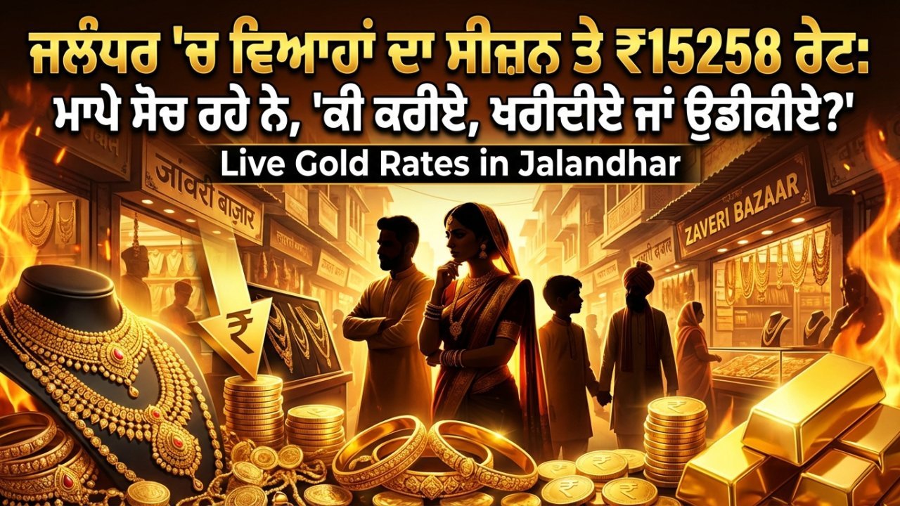 ਜਲੰਧਰ 'ਚ ਵਿਆਹਾਂ ਦਾ ਸੀਜ਼ਨ ਤੇ ₹15258 ਰੇਟ: ਮਾਪੇ ਸੋਚ ਰਹੇ ਨੇ, 'ਕੀ ਕਰੀਏ, ਖਰੀਦੀਏ ਜਾਂ ਉਡੀਕੀਏ?'