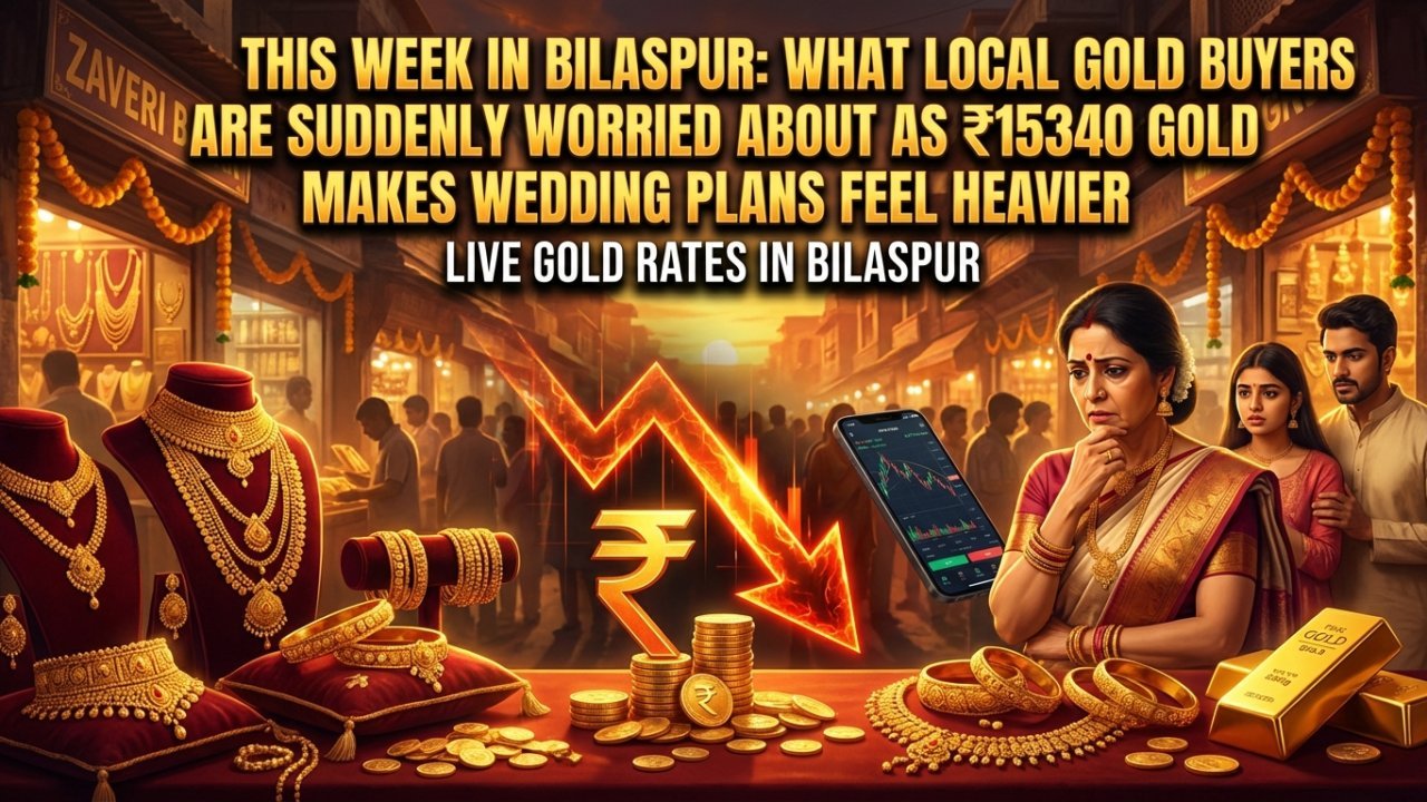 This week in Bilaspur: What local gold buyers are suddenly worried about as ₹15340 gold makes wedding plans feel heavier