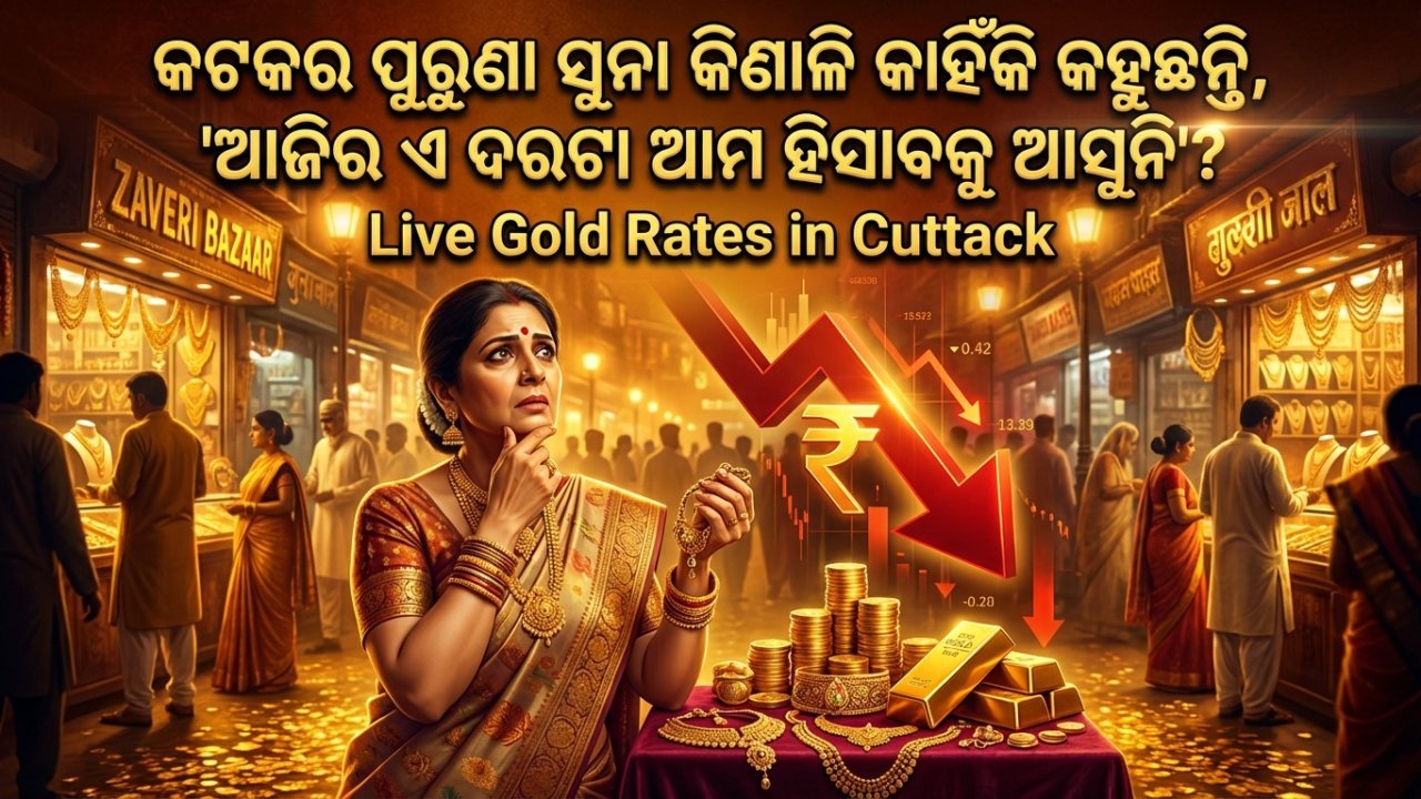 କଟକର ପୁରୁଣା ସୁନା କିଣାଳି କାହିଁକି କହୁଛନ୍ତି, 'ଆଜିର ଏ ଦରଟା ଆମ ହିସାବକୁ ଆସୁନି'?