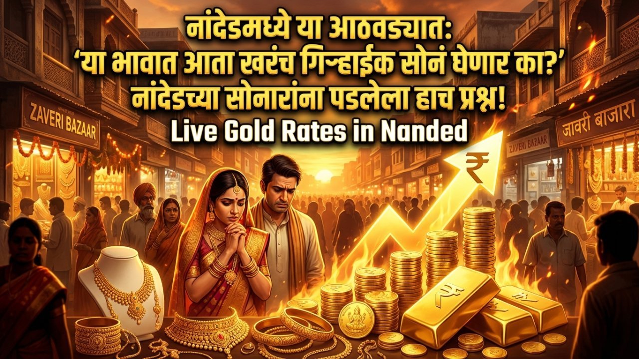 नांदेडमध्ये या आठवड्यात: 'या भावात आता खरंच गिऱ्हाईक सोनं घेणार का?' नांदेडच्या सोनारांना पडलेला हाच प्रश्न!