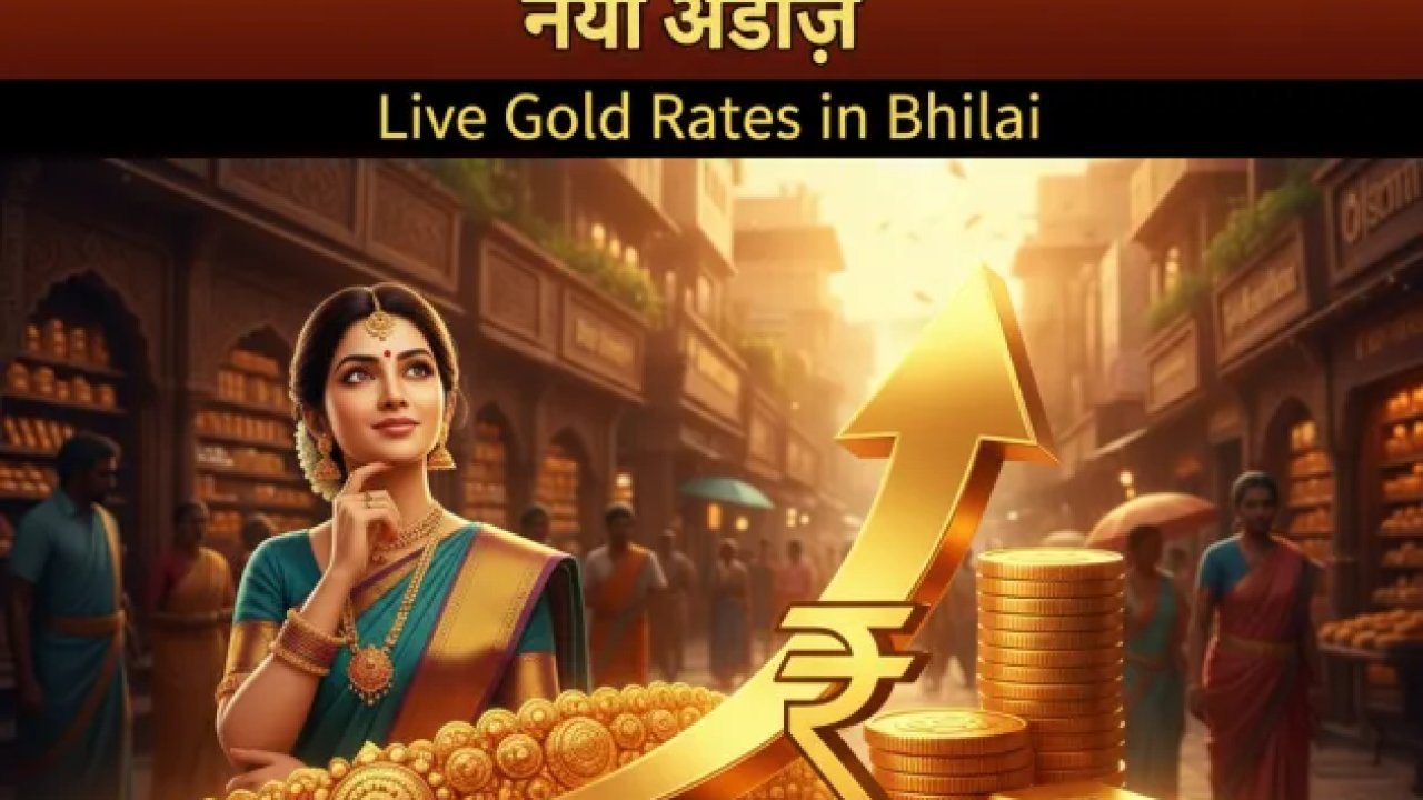 इस्पात नगरी भिलाई में सोने की चमक: आज का भाव और आकाशगंगा के बाज़ारों में निवेश का नया अंदाज़