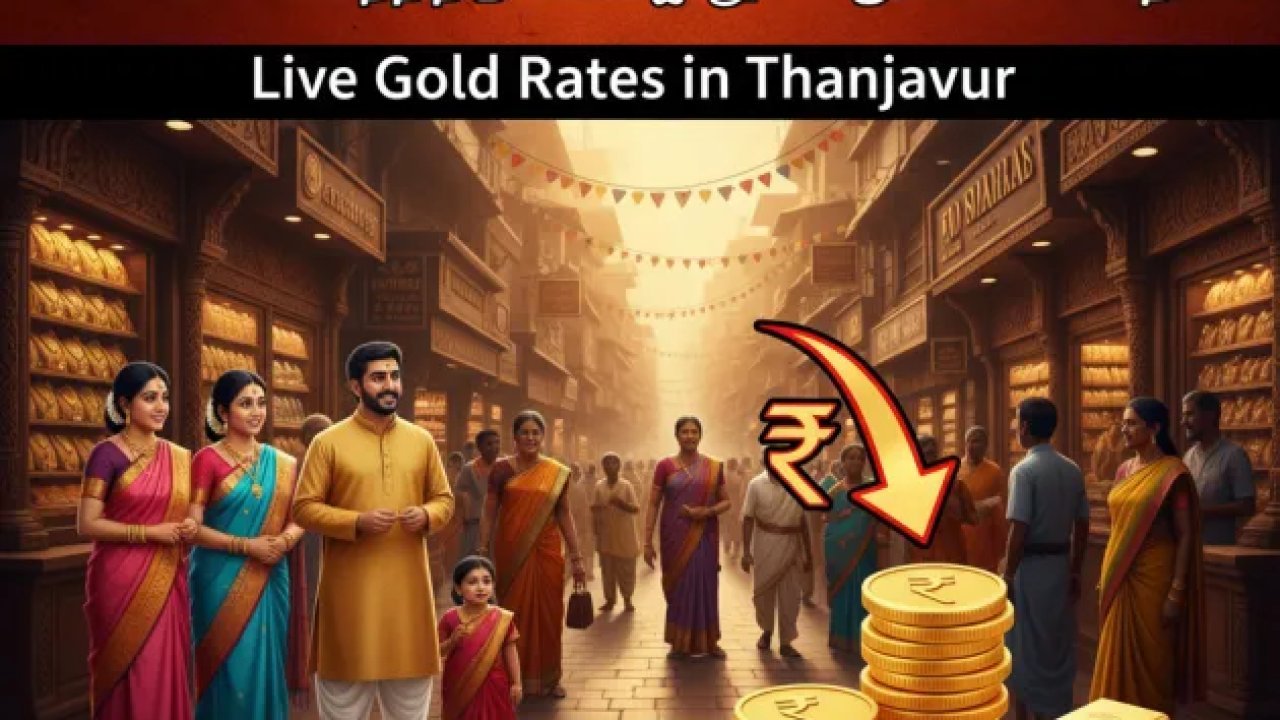 நெற்களஞ்சியமான தஞ்சையில் தங்கம் விலை அதிரடி சரிவு! நகை வாங்கக் காத்திருப்பவர்களுக்கு இன்று ஒரு ஜாக்பாட் செய்தி!