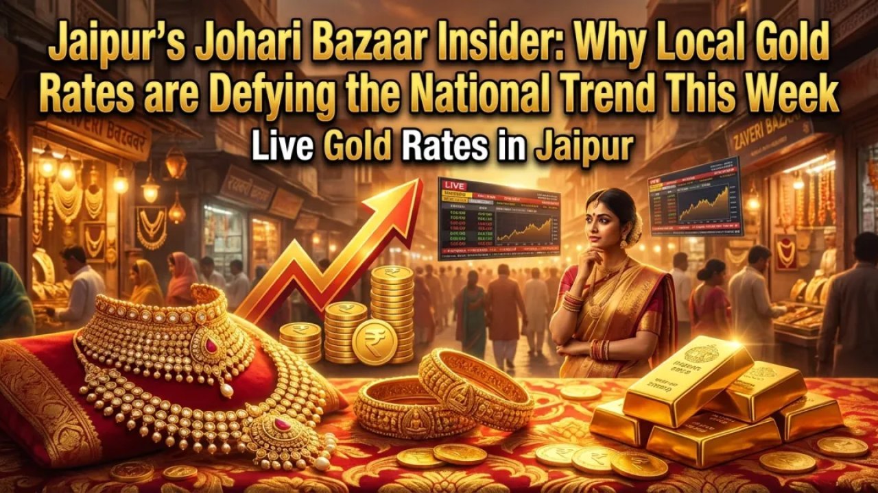 Jaipur’s Johari Bazaar Insider: Why Local Gold Rates are Defying the National Trend This Week
