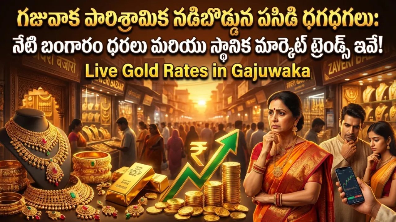 గజువాక పారిశ్రామిక నడిబొడ్డున పసిడి ధగధగలు: నేటి బంగారం ధరలు మరియు స్థానిక మార్కెట్ ట్రెండ్స్ ఇవే!