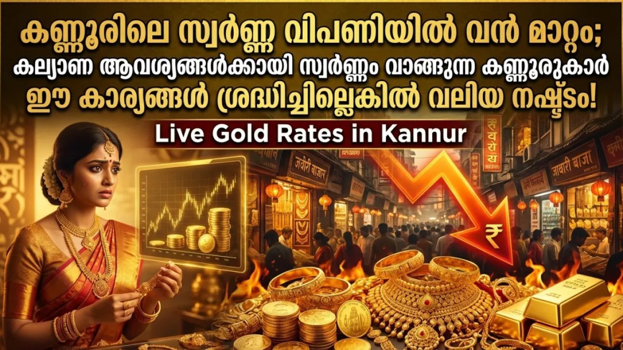 കണ്ണൂരിലെ സ്വർണ്ണ വിപണിയിൽ വൻ മാറ്റം; കല്യാണ ആവശ്യങ്ങൾക്കായി സ്വർണ്ണം വാങ്ങുന്ന കണ്ണൂരുകാർ ഈ കാര്യങ്ങൾ ശ്രദ്ധിച്ചില്ലെങ്കിൽ വലിയ നഷ്ടം!