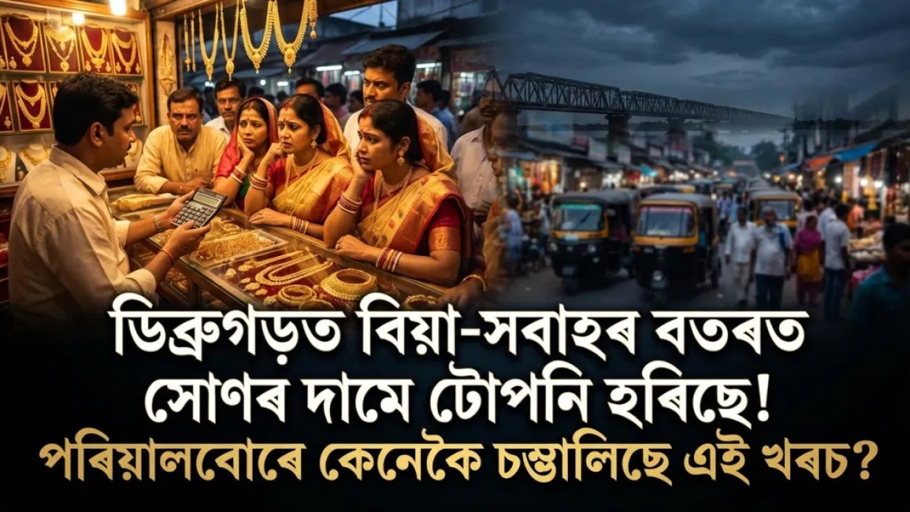ডিব্ৰুগড়ত বিয়া-সবাহৰ বতৰত সোণৰ দামে টোপনি হৰিছে! পৰিয়ালবোৰে কেনেকৈ চম্ভালিছে এই খৰচ?