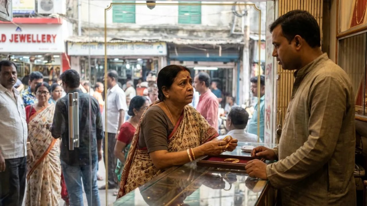 এই সপ্তাহে কলকাতায় সোনা কিনতে গিয়ে মনটা হঠাৎ কেন যেন খুঁতখুঁত করছে?