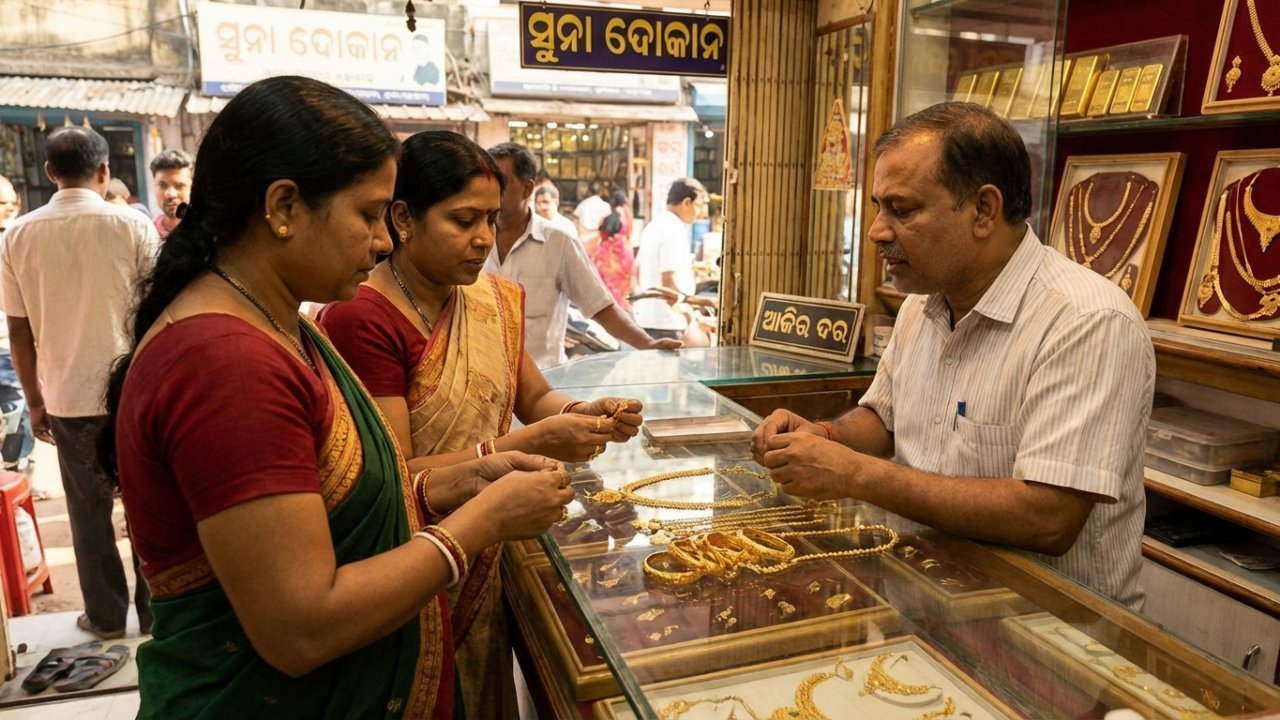 ବେରହମ୍ପୁର ସୁନା ଦୋକାନୀଙ୍କ ଚୁପ୍‌ଚାପ୍ ଲକ୍ଷ୍ୟ: ଏ ସପ୍ତାହରେ କାଉଣ୍ଟରରେ କିଛି ଅଲଗା ଦେଖାଯାଉଛି କି?