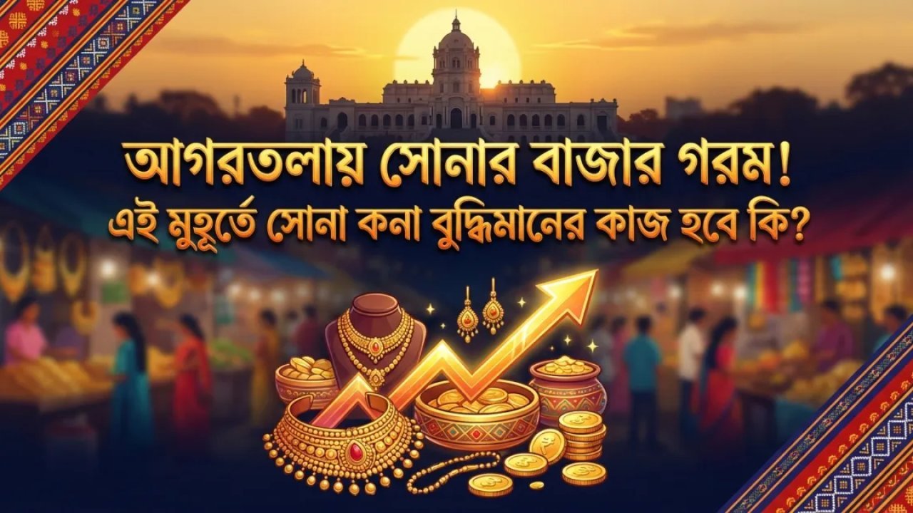আগরতলায় সোনার বাজার গরম! এই মুহূর্তে সোনা কেনা বুদ্ধিমানের কাজ হবে কি?