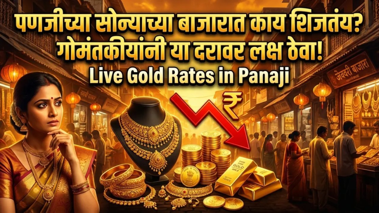 पणजीच्या सोन्याच्या बाजारात काय शिजतंय? गोमंतकीयांनी या दरावर लक्ष ठेवा!