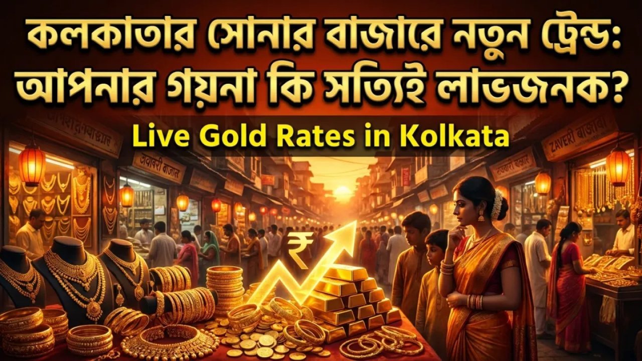 কলকাতার সোনার বাজারে নতুন ট্রেন্ড: আপনার গয়না কি সত্যিই লাভজনক?