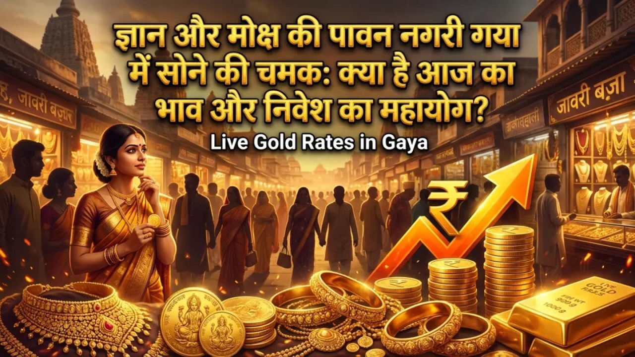 ज्ञान और मोक्ष की पावन नगरी गया में सोने की चमक: क्या है आज का भाव और निवेश का महायोग?