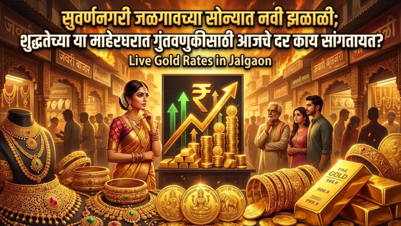 सुवर्णनगरी जळगावच्या सोन्यात नवी झळाळी; शुद्धतेच्या या माहेरघरात गुंतवणुकीसाठी आजचे दर काय सांगतायत?