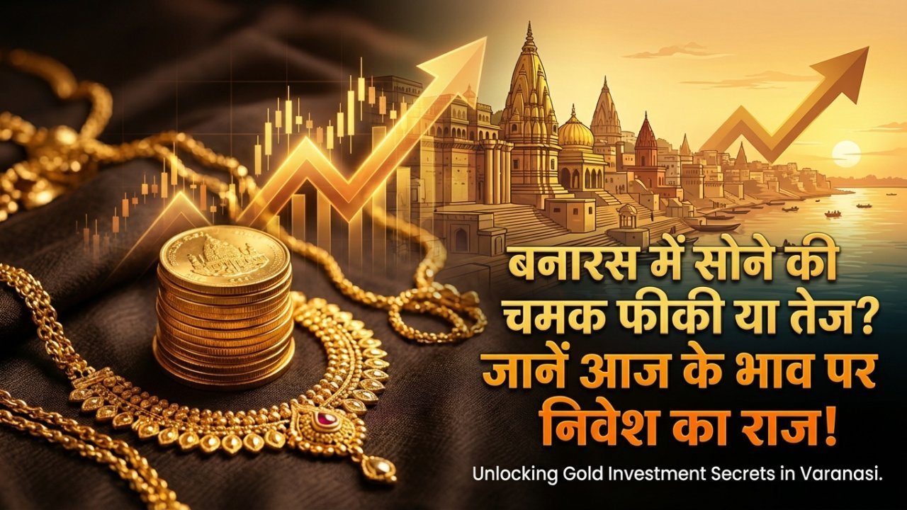 बनारस में सोने की चमक फीकी या तेज? जानें आज के भाव पर निवेश का राज!