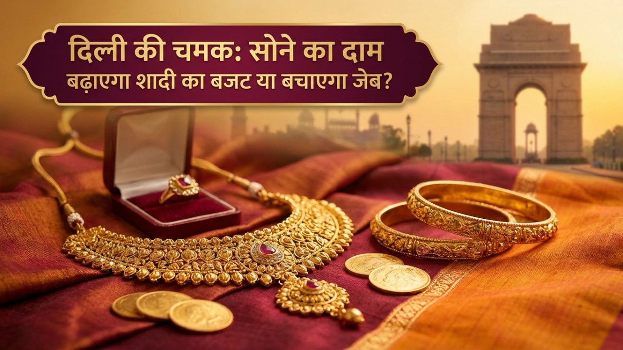 दिल्ली की चमक: सोने का दाम बढ़ाएगा शादी का बजट या बचाएगा जेब?