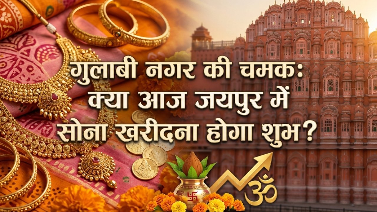 गुलाबी नगर की चमक: क्या आज जयपुर में सोना खरीदना होगा शुभ?