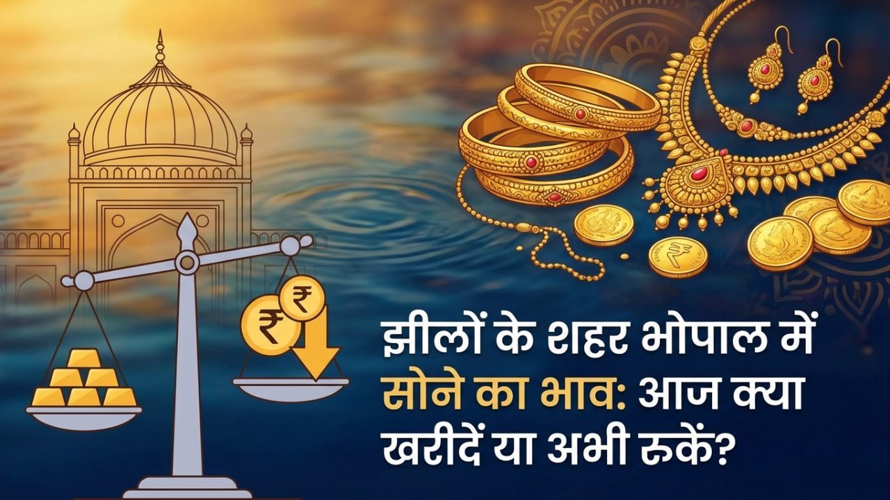 झीलों के शहर भोपाल में सोने का भाव: आज क्या खरीदें या अभी रुकें?